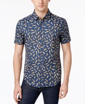 Original Penguin Men's Peanut Print Cotton Shirt