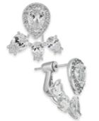 Danori Crystal Front-and-back Earrings, Created For Macy's