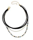 Inc International Concepts Multi-media Multi-layer Necklace, Created For Macy's