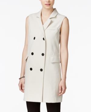 Bar Iii Long Double-breasted Vest, Only At Macy's