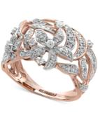 Effy Diamond Openwork Ring (5/8 Ct T.w.) In 14k Rose Gold