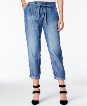 Jessica Simpson Avenia Cuffed Chambray Pants