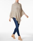 Charter Club Pointelle Diagonal Poncho, Created For Macy's
