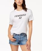 Carbon Copy Cotton Feminist Graphic T-shirt
