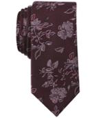 Bar Iii Men's Twinbrook Floral Skinny Tie, Created For Macy's