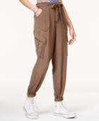 American Rag Juniors' Tie-front Jogger Pants, Created For Macy's