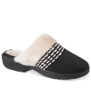 Isotoner Signature Women's Erica Microsuede Clog Slippers