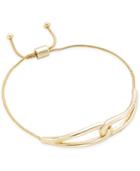 Charter Club Gold-tone Knot Slide Bracelet, Only At Macy's