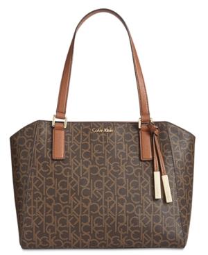 Calvin Klein Medium Monogram Tote