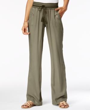 Rewash Juniors' Wide-leg Soft Pants