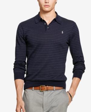 Polo Ralph Lauren Men's Collared Pima Sweater