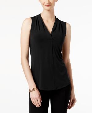 Charter Club Sleeveless Surplice Top, Created For Macy's