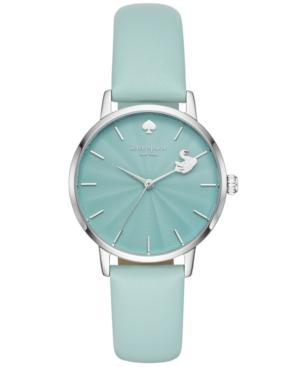 Kate Spade New York Women's Metro Blue Leather Strap Watch 34mm