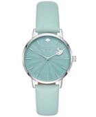 Kate Spade New York Women's Metro Blue Leather Strap Watch 34mm