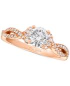 Le Vian Bridal Diamond Engagement Ring (1-1/6 Ct. T.w.) In 14k Rose Gold