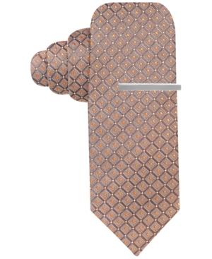 Alfani Red Midnight Neat Skinny Tie