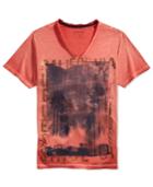 Guess Men's Framed Palms V-neck T-shirt