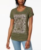 Style & Co Graphic Cutout T-shirt, Created For Macy's