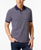 Club Room Short-sleeve Feeder Stripe Polo, Only At Macy's