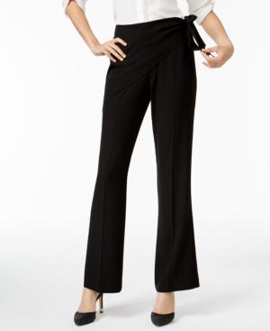 Calvin Klein Wrap-top Straight-leg Pants