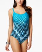 Calvin Klein Tie-dye One-piece Swimsuit Women's Swimsuit