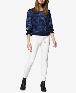 Sanctuary Tie-dye Long-sleeve Cotton Sweatshirt