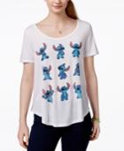 Hybrid Juniors' Disney Stitch Graphic T-shirt