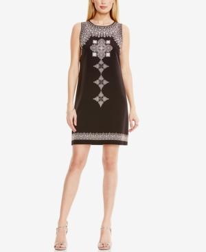Vince Camuto Sleeveless Printed Shift Dress