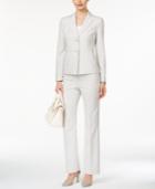 Le Suit Two-button Pinstripe Pantsuit