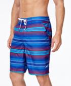 Speedo Men's Straight Away Striped Board Shorts