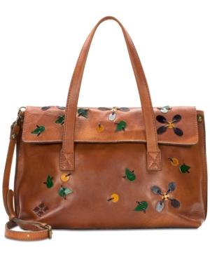 Patricia Nash Asti Applique Large Flap Satchel