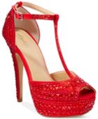Thalia Sodi Flor Embellished Platform Dress Sandals, Only At Macy's Women's Shoes