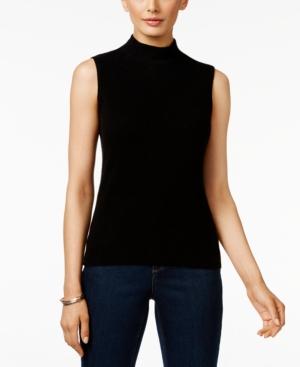 Charter Club Cashmere Mock-turtleneck Shell, Only At Macy's