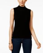 Charter Club Cashmere Mock-turtleneck Shell, Only At Macy's