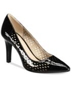 Rialto Moreen Perforated Pointed-toe Pumps Women's Shoes