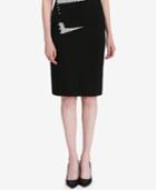 Calvin Klein Colorblocked Pencil Skirt