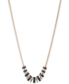 Anne Klein Gold-tone Metal Bead Necklace