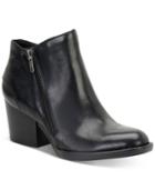 Born Rowell Block Heel Booties Women's Shoes