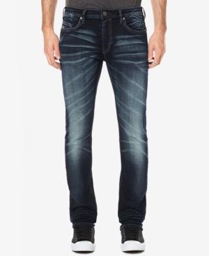 Buffalo David Bitton Men's Faded Dark Indigo Jeans