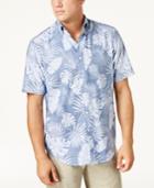 Club Room Men's Reverse Floral-print Shirt, Created For Macy's