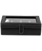Bey-berk Leather 12-piece Cufflinks Box