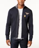 Armani Exchange Men's Zip-front Patch Jacket