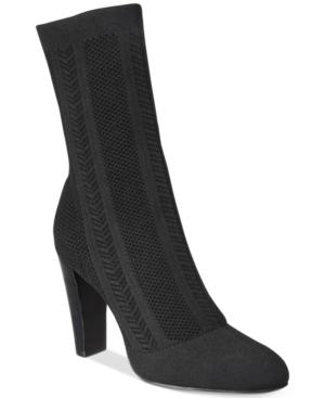 Charles By Charles David Shirley Herringbone Knit Booties Women's Shoes