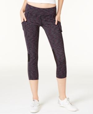 Calvin Klein Performance Miramar Striped Capri Leggings