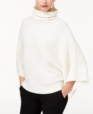 Rachel Zoe Funnel-neck Poncho Sweater