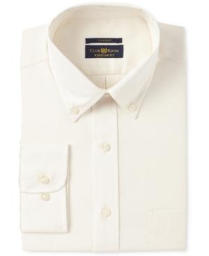 Club Room Men's Estate Classic/regular Fit Wrinkle Resistant Pinpoint Dress Shirt, Only At Macy's