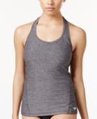 Speedo Power Pulse Heathered Tankini Top Women's Swimsuit