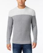 Alfani Men's Textured Colorblocked Sweater, Only At Macy's