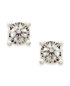 Trumiracle Diamond Earrings, 14k White Gold Diamond Stud Earrings (1/3 Ct. T.w.)