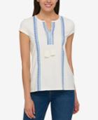 Tommy Hilfiger Peasant Top, Only At Macy's